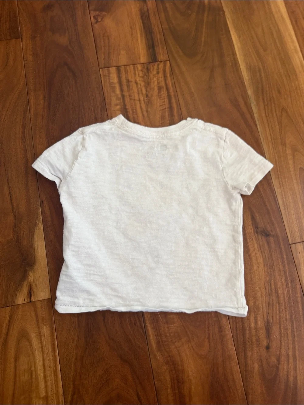 GAP White Mickey Mouse Graphic Tee with Red & Yellow Accents